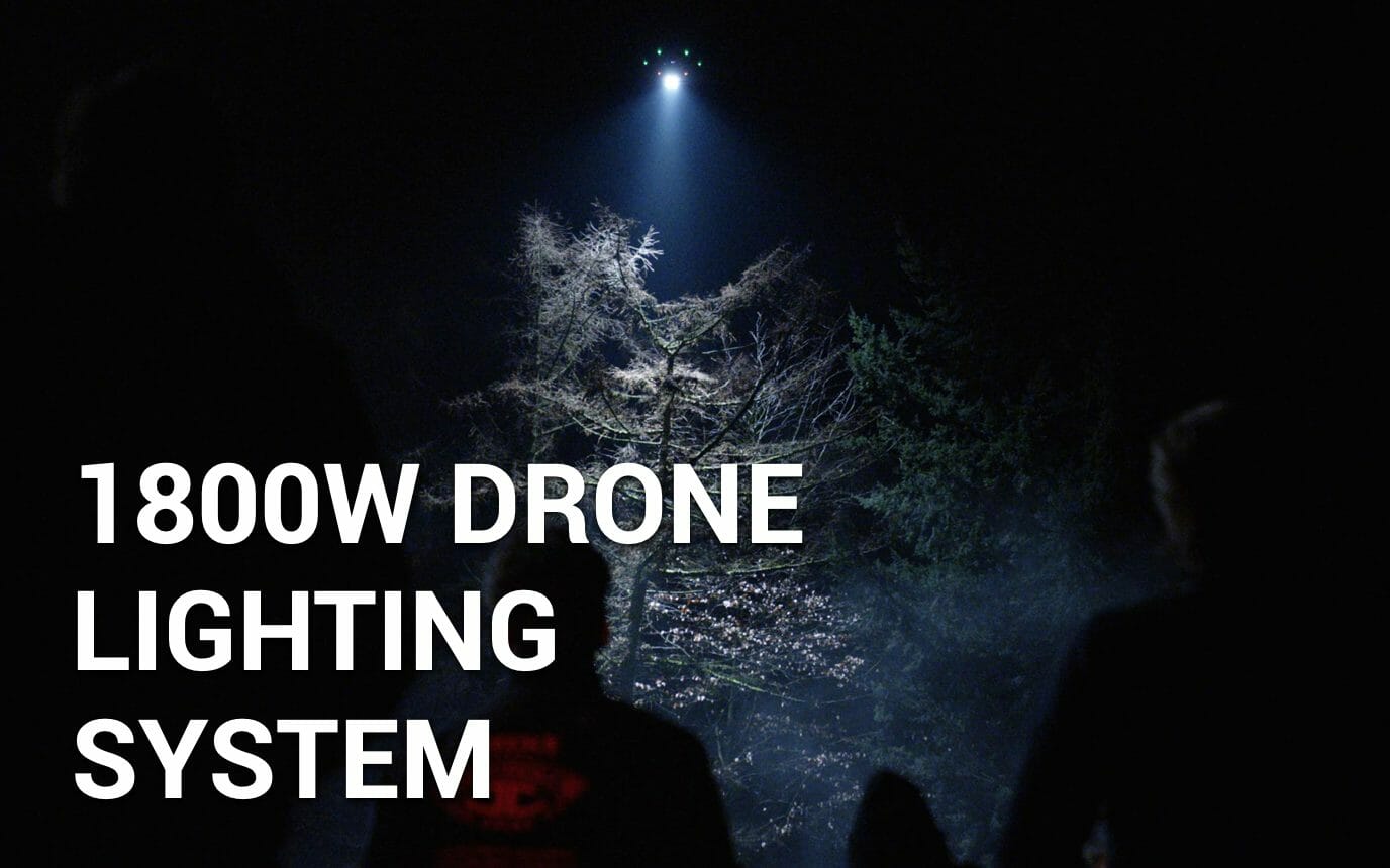 1800 WATT drone lighting portfolio
