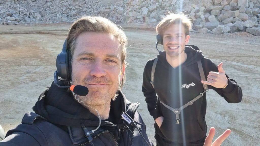 Kiwi drone team met Pim Dijkman