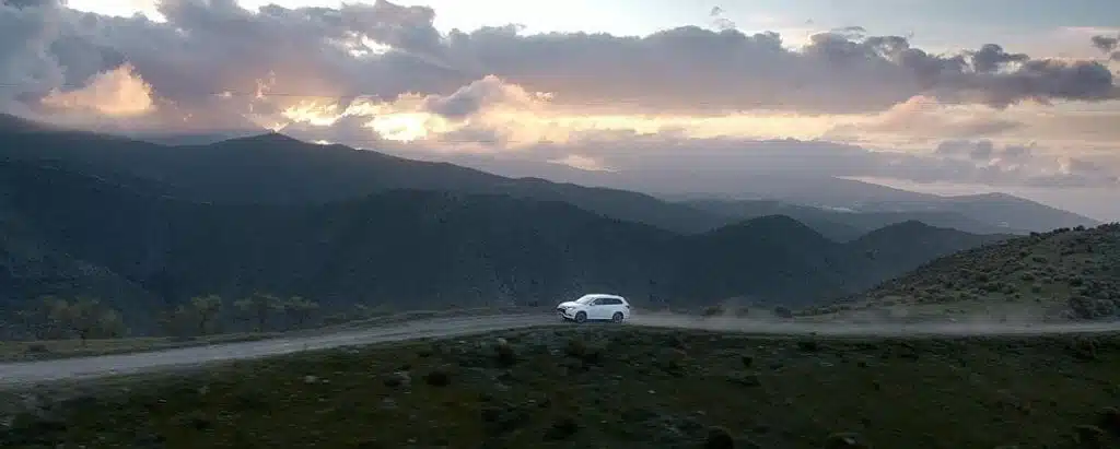 Drone opnames Spanje car commercial