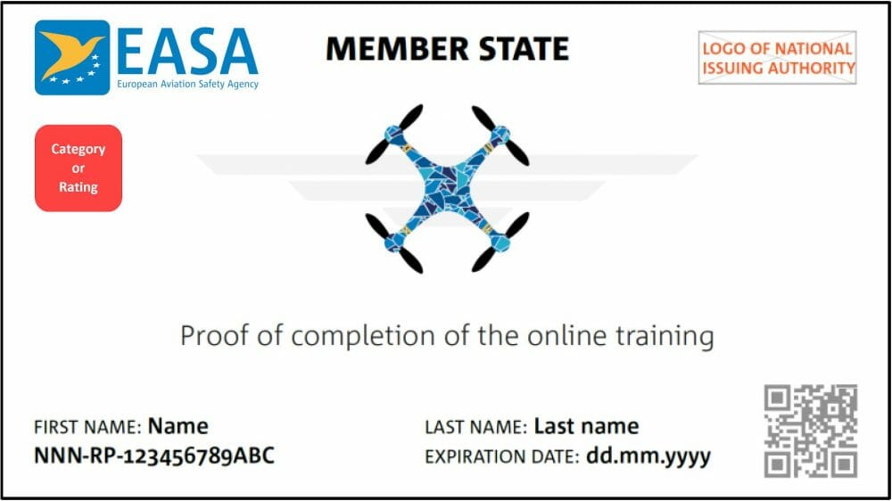 EASA drone brevet 2022