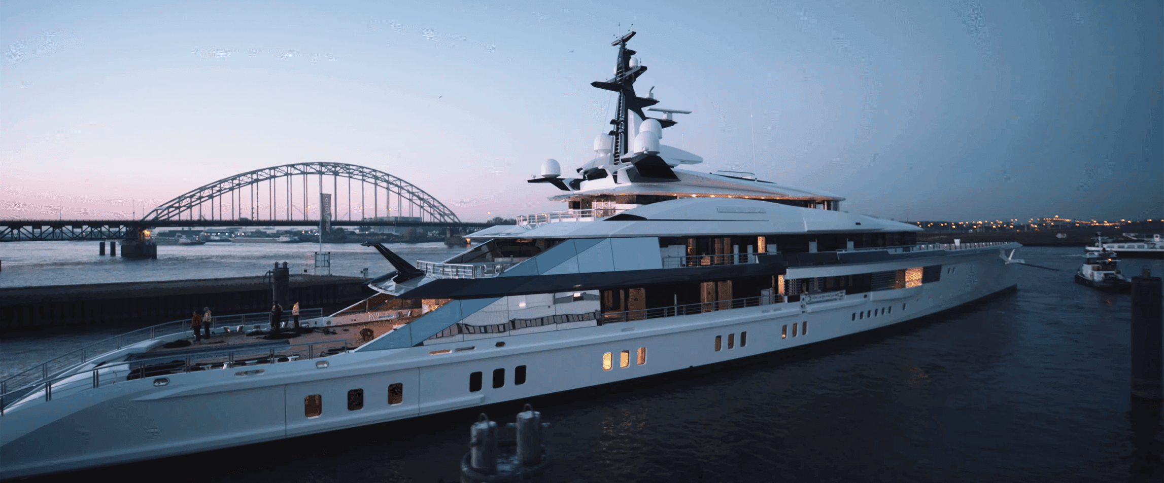 Oceanco drone shot