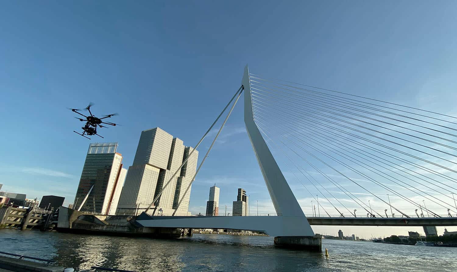Professionele drone opnames in CTR Rotterdam