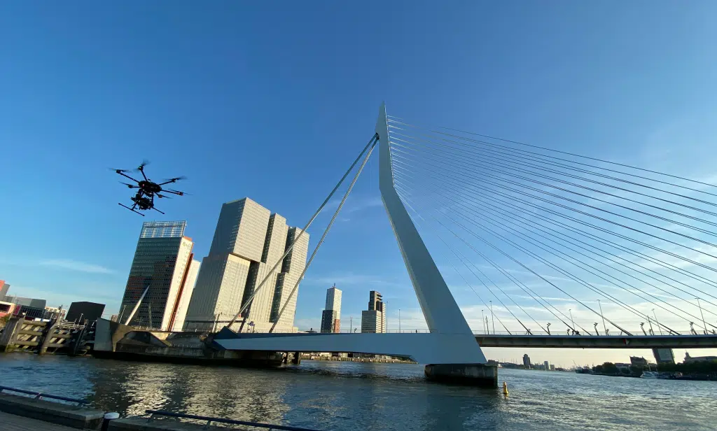 Drone opnames Rotterdam