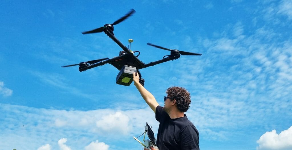 Dutch drone comparing Alta X weight