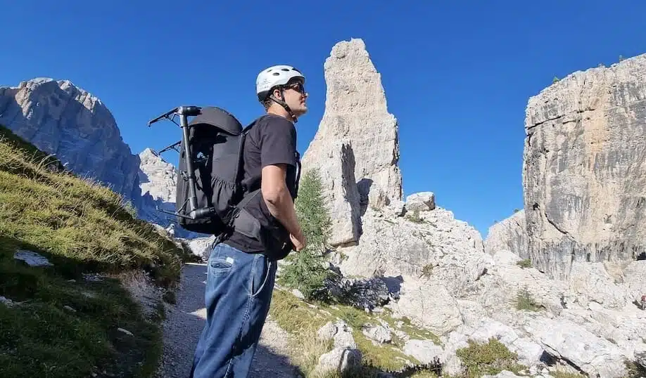 Drone opnames in de bergen
