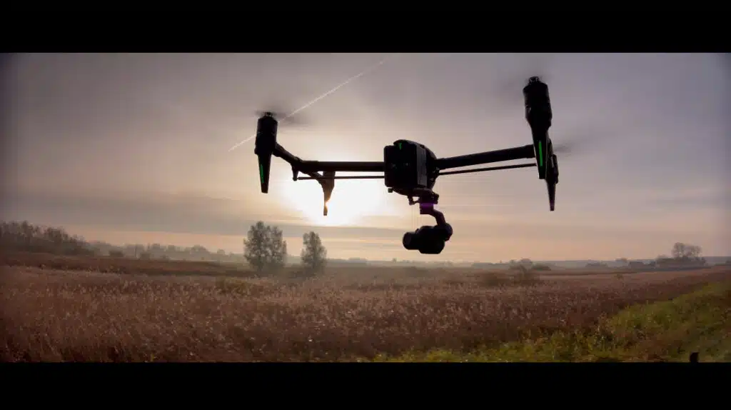 DJI Inspire 3 drone test