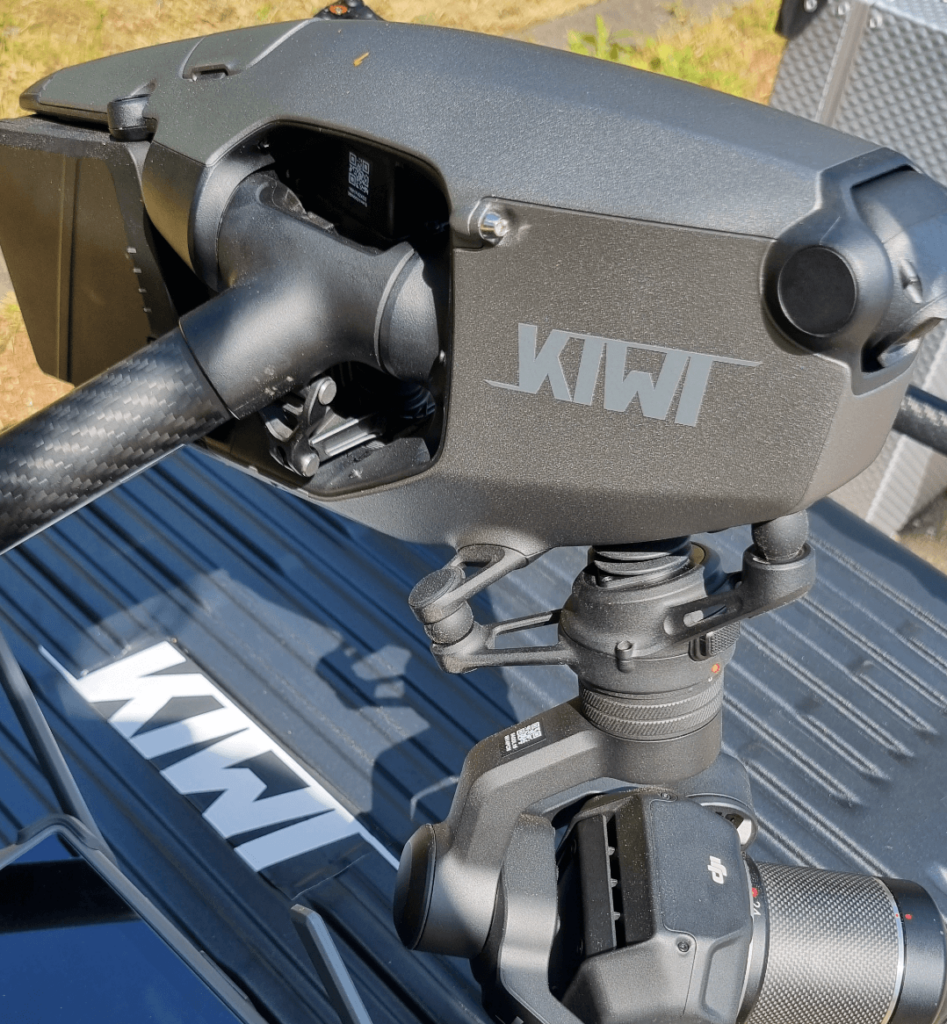 DJI Inspire 3 drone opnames op kiwi drone bedrijf koffer