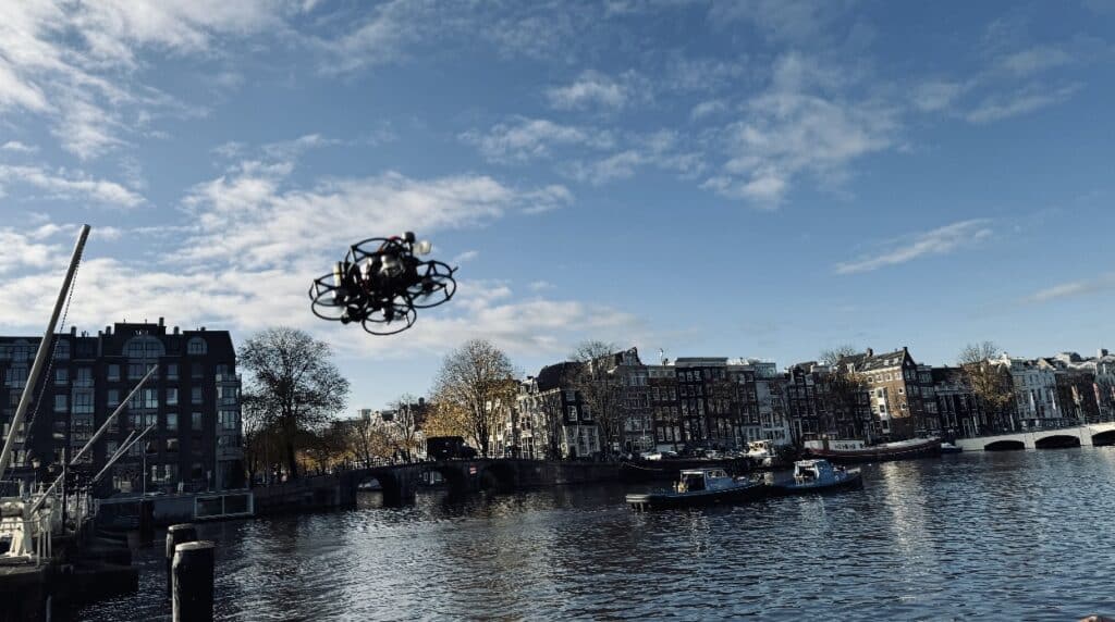 FPV drone opnames Amsterdam