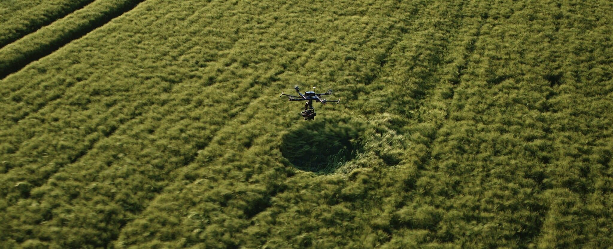 Drone department with heavy-lift drones