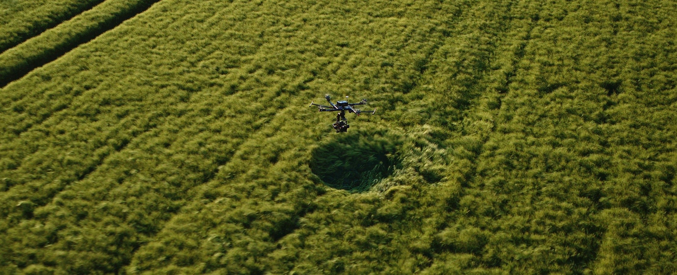 Drone department with heavy-lift drones