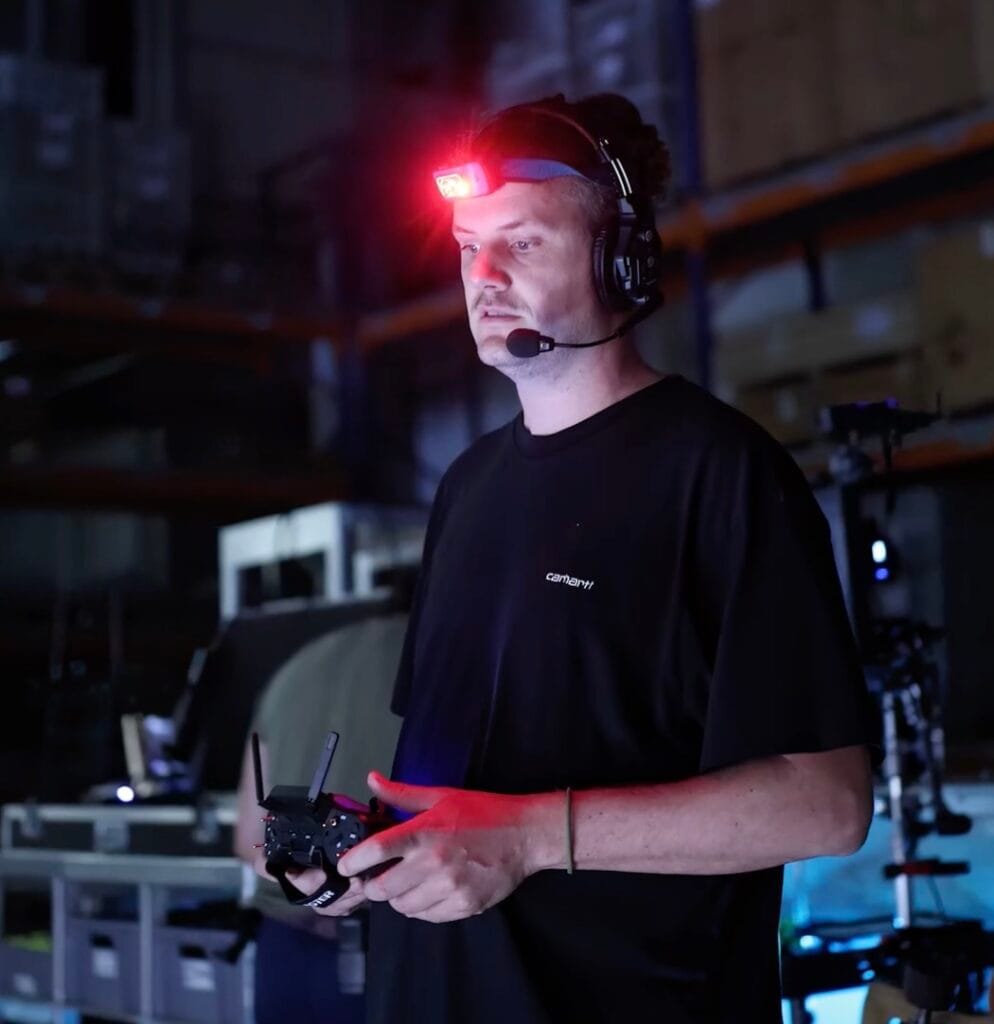 Drone lighting Kiwi drone company